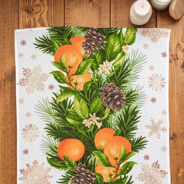 Вафельное полотно набивное 99-88/10193ВП