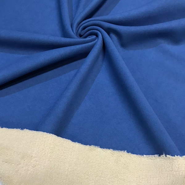 Мех на трикотажной основе Светлый индиго 99-751/9968МИ 