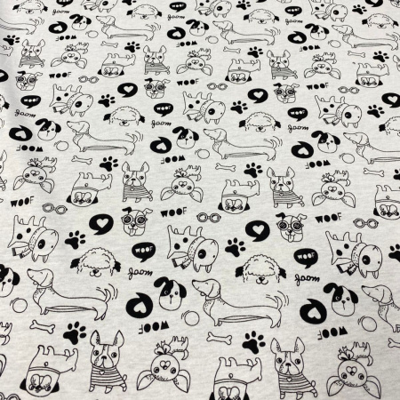 Кулирная гладь набивная рулон 1-33/611970НД