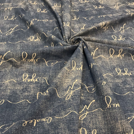 Ткань плательная хлопок «джинса» 3153П