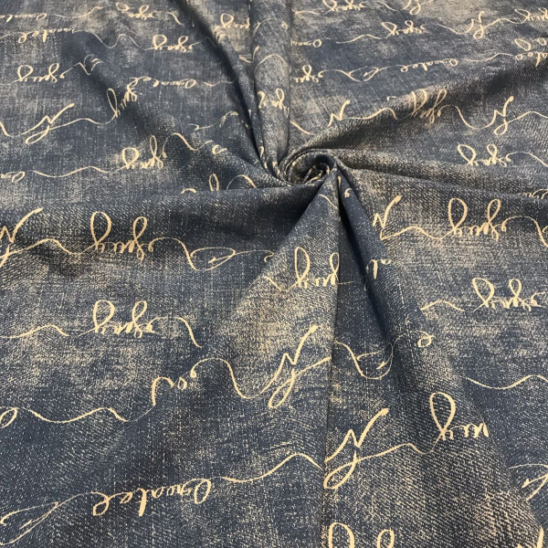 Ткань плательная хлопок «джинса» 3153П