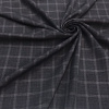 Ткань костюмно-рубашечная Черно-синий 09087 