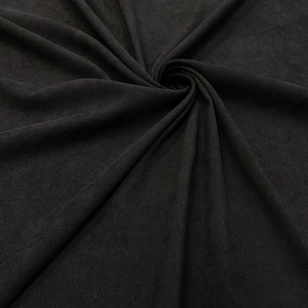 Микровельвет Черный 9662В 