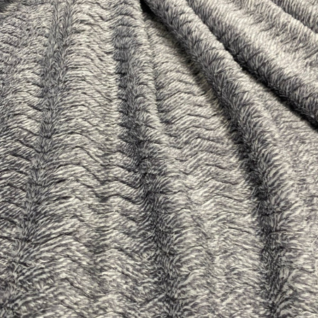 Велсофт жаккард Серый меланж 1-372/143822Ж 