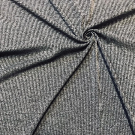Трикотаж Лапша Темно-серый меланж 99-23/50119Л 