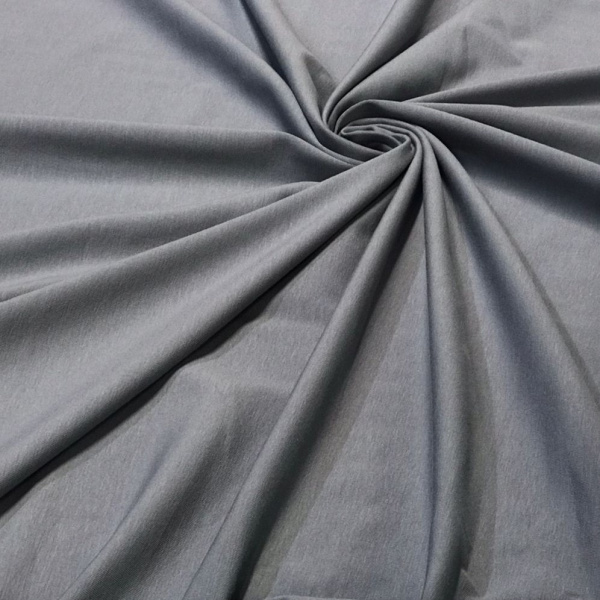 Кулирная гладь с лайкрой 8% Пенье Серый 1-44/6117770ЛГ 