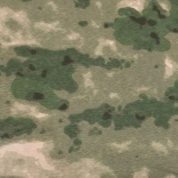 Кулирная гладь набивная рулон, "Мох" 1-33/611669НЖ