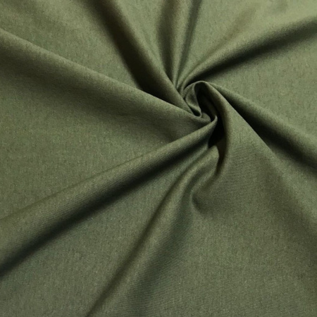 Футер с лайкрой Пенье 95% и 5% Хаки 1-1691/30065903ЛГ