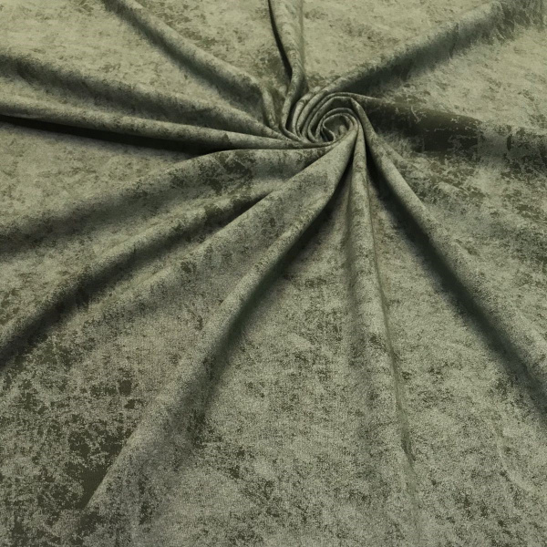 Кулирная гладь с велюровым эффектом "варенка" Хаки 1-76/6117803НЖ 