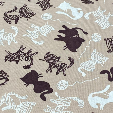 Кулирная гладь набивная пачка Пенье 1-1/611976НП