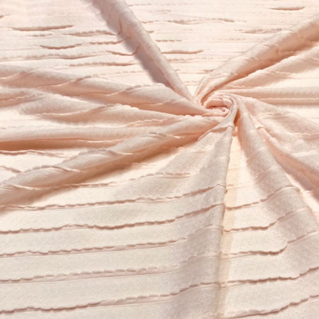 Кулирная гладь рулон жаккард Пудра 1-114/611663ГК