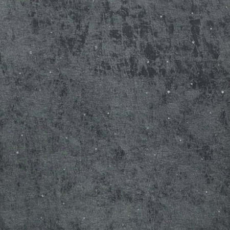 Кулирная гладь с велюровым эффектом "Винтаж варенка" с глиттером, Черный 1-76/611984НЖ