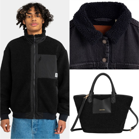 Искусственный мех ШЕРПА Черный 99-261/9975 