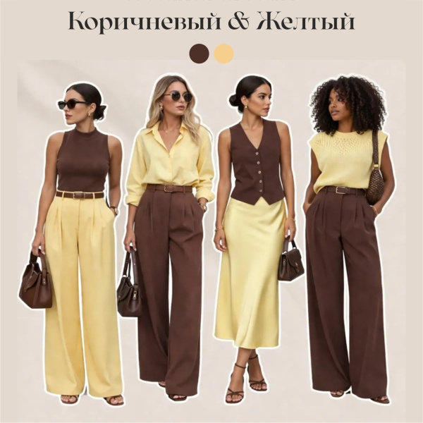 Цветовые сочетания в одежде, которые спасут любой образ!