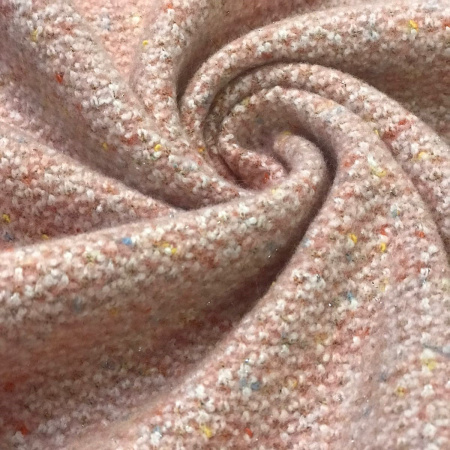 Трикотажное полотно букле Розовый 5059ТТ