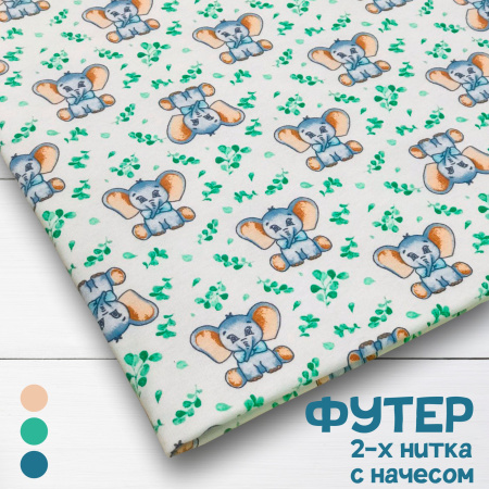 Футер 2-х нитка с начесом рулон 1-41/3006648РОЕ