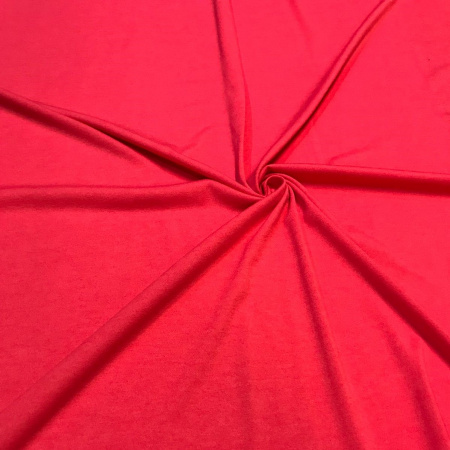 Кулирная гладь с вискозой, п/э, эластаном, Коралл 99-24/0918ТТ