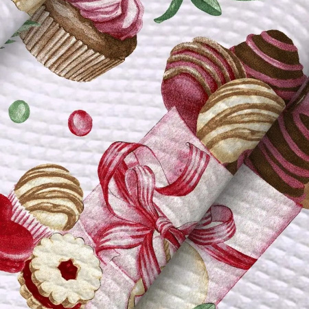 Вафельное полотно набивное 99-88/10175ВП