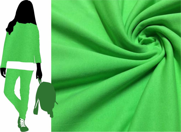 Футер 2-х нитка с начесом пачка салат 1-23/02009НП