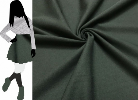 Ткань костюмная Темно-зеленый 99-962/9069