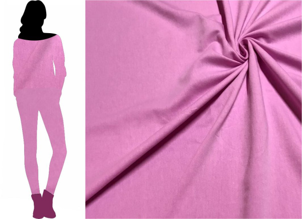 Кулирная гладь с лайкрой 8% Пенье Розовый коралл 1-44/61378ЛРГ