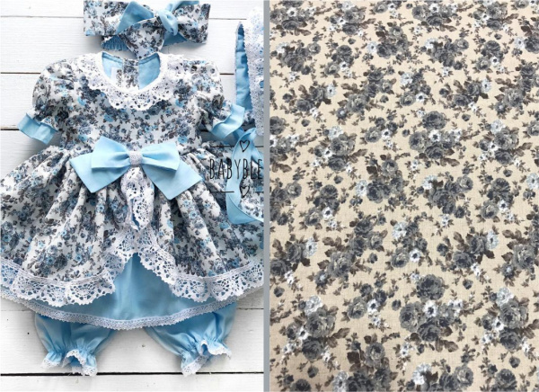 Ткань полульняная 