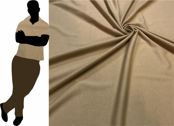 Кулирная гладь с лайкрой 8% Бежевый 1-44/61986ЛГ